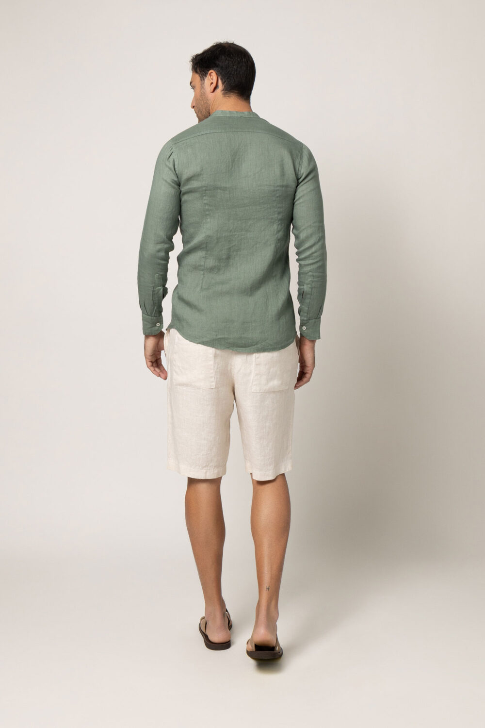 Linen Mao Shirt - Image 3